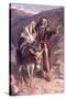 The Flight into Egypt-Harold Copping-Stretched Canvas