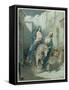 The Flight into Egypt-Ambrose Dudley-Framed Stretched Canvas