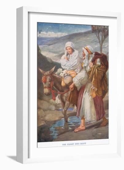 The Flight into Egypt-Arthur A. Dixon-Framed Giclee Print