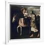 The Flight into Egypt-Francisco de Zurbaran-Framed Giclee Print