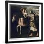 The Flight into Egypt-Francisco de Zurbaran-Framed Giclee Print