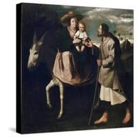 The Flight into Egypt-Francisco de Zurbaran-Stretched Canvas