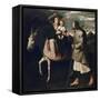 The Flight into Egypt-Francisco de Zurbaran-Framed Stretched Canvas