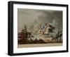 The Flight of Bonaparte from the Battle of Krasnoi, 1815-Thomas Sutherland-Framed Giclee Print