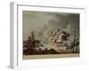 The Flight of Bonaparte from the Battle of Krasnoi, 1815-Thomas Sutherland-Framed Giclee Print