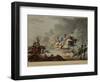 The Flight of Bonaparte from the Battle of Krasnoi, 1815-Thomas Sutherland-Framed Giclee Print