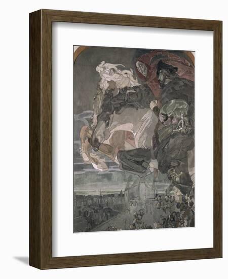 The Flight of Faust and Mephistopheles, 1896-Mikhail Aleksandrovich Vrubel-Framed Giclee Print