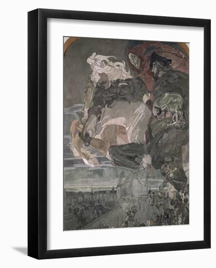 The Flight of Faust and Mephistopheles, 1896-Mikhail Aleksandrovich Vrubel-Framed Giclee Print