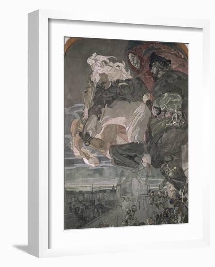 The Flight of Faust and Mephistopheles, 1896-Mikhail Aleksandrovich Vrubel-Framed Giclee Print