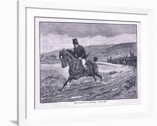 The Flight of Lawless-William Barnes Wollen-Framed Giclee Print