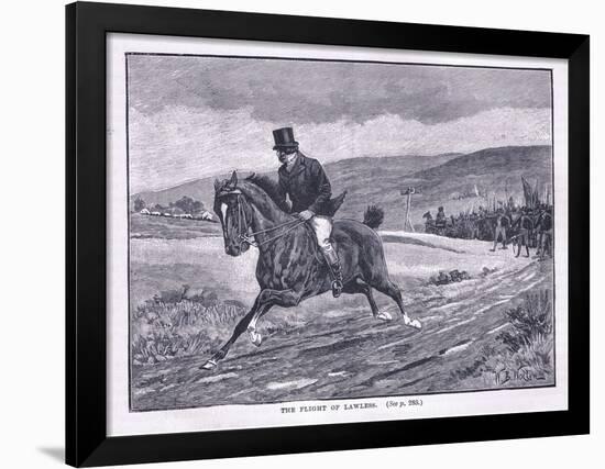 The Flight of Lawless-William Barnes Wollen-Framed Giclee Print