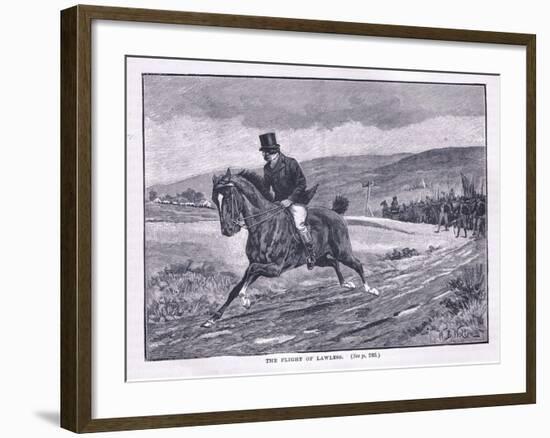The Flight of Lawless-William Barnes Wollen-Framed Giclee Print