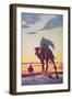 The Flight of Muhammad to Medina-Arthur C. Michael-Framed Giclee Print