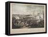 The Flight of Napoleon at the Battle of Waterloo-Johann Lorenz Rugendas-Framed Stretched Canvas