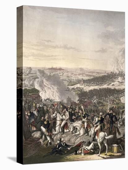 The Flight of Napoleon, Waterloo, 18th June 1815-Johann Lorenz Rugendas-Stretched Canvas