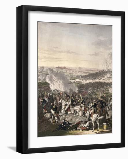 The Flight of Napoleon, Waterloo, 18th June 1815-Johann Lorenz Rugendas-Framed Giclee Print