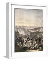 The Flight of Napoleon, Waterloo, 18th June 1815-Johann Lorenz Rugendas-Framed Giclee Print