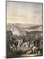 The Flight of Napoleon, Waterloo, 18th June 1815-Johann Lorenz Rugendas-Mounted Giclee Print