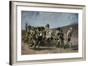 The Flight of the Cainites, c.1880-Fernand Cormon-Framed Giclee Print