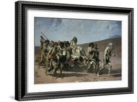 The Flight of the Cainites, c.1880-Fernand Cormon-Framed Giclee Print