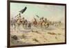 The Flight of the Khalifa after His Defeat at the Battle of Omdurman, 2nd September 1898, 1899-Robert George Talbot Kelly-Framed Giclee Print