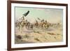 The Flight of the Khalifa after His Defeat at the Battle of Omdurman, 2nd September 1898, 1899-Robert George Talbot Kelly-Framed Giclee Print