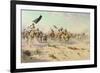 The Flight of the Khalifa after His Defeat at the Battle of Omdurman, 2nd September 1898, 1899-Robert George Talbot Kelly-Framed Giclee Print