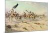 The Flight of the Khalifa after His Defeat at the Battle of Omdurman, 2nd September 1898, 1899-Robert George Talbot Kelly-Mounted Giclee Print