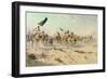 The Flight of the Khalifa after His Defeat at the Battle of Omdurman, 2nd September 1898, 1899-Robert George Talbot Kelly-Framed Giclee Print