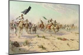 The Flight of the Khalifa after His Defeat at the Battle of Omdurman, 2nd September 1898, 1899-Robert George Talbot Kelly-Mounted Giclee Print