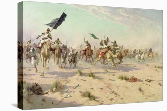 The Flight of the Khalifa after His Defeat at the Battle of Omdurman, 2nd September 1898, 1899-Robert George Talbot Kelly-Stretched Canvas