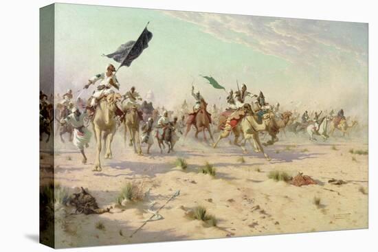 The Flight of the Khalifa after His Defeat at the Battle of Omdurman, 2nd September 1898, 1899-Robert George Talbot Kelly-Stretched Canvas