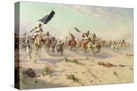 The Flight of the Khalifa after His Defeat at the Battle of Omdurman, 2nd September 1898, 1899-Robert George Talbot Kelly-Stretched Canvas