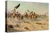 The Flight of the Khalifa at the Battle of Omduran, 1898-Robert George Talbot Kelly-Stretched Canvas