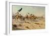 The Flight of the Khalifa at the Battle of Omduran, 1898-Robert George Talbot Kelly-Framed Giclee Print