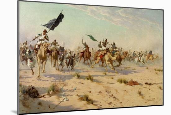 The Flight of the Khalifa at the Battle of Omduran, 1898-Robert George Talbot Kelly-Mounted Giclee Print