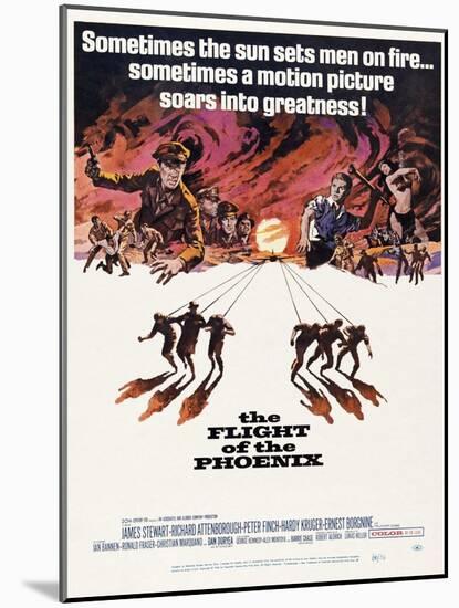 The Flight of the Phoenix, 1965, Directed by Robert Aldrich-null-Mounted Giclee Print