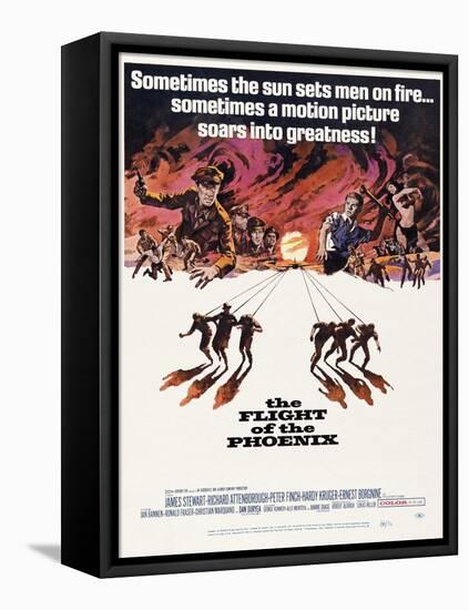 The Flight of the Phoenix, 1965, Directed by Robert Aldrich-null-Framed Stretched Canvas