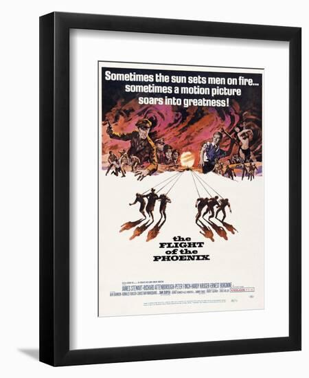 The Flight of the Phoenix, 1965, Directed by Robert Aldrich-null-Framed Premium Giclee Print