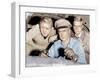 THE FLIGHT OF THE PHOENIX, from left: Richard Attenborough, James Stewart, Hardy Kruger, 1965.-null-Framed Photo