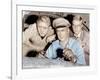 THE FLIGHT OF THE PHOENIX, from left: Richard Attenborough, James Stewart, Hardy Kruger, 1965.-null-Framed Photo