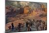 The flight of the prisoners, by Tissot - Bible-James Jacques Joseph Tissot-Mounted Giclee Print