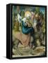 The Flight to Egypt, from the Altar: "The Virgin's Seven Agonies", 1495-96-Albrecht Dürer-Framed Stretched Canvas