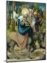 The Flight to Egypt, from the Altar: "The Virgin's Seven Agonies", 1495-96-Albrecht Dürer-Mounted Giclee Print