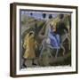 The Flight to Egypt, Story of the Life of Christ-Fra Angelico-Framed Giclee Print