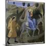 The Flight to Egypt, Story of the Life of Christ-Fra Angelico-Mounted Giclee Print