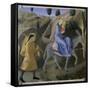 The Flight to Egypt, Story of the Life of Christ-Fra Angelico-Framed Stretched Canvas