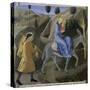 The Flight to Egypt, Story of the Life of Christ-Fra Angelico-Stretched Canvas