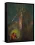 The Flight to Egypt-Odilon Redon-Framed Stretched Canvas