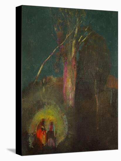 The Flight to Egypt-Odilon Redon-Stretched Canvas